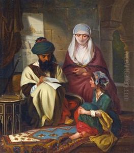 The Scribe by Vasili Fiedorovivh Timm