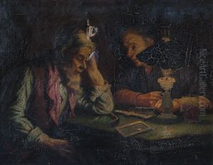 Personajes En Mesa by Henri Timmermans