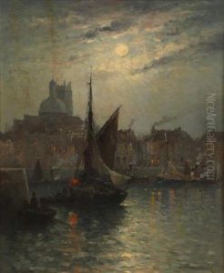 Port La Nuit by Louis Etienne Timmermans