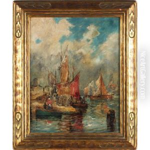 Harbor by Louis Etienne Timmermans