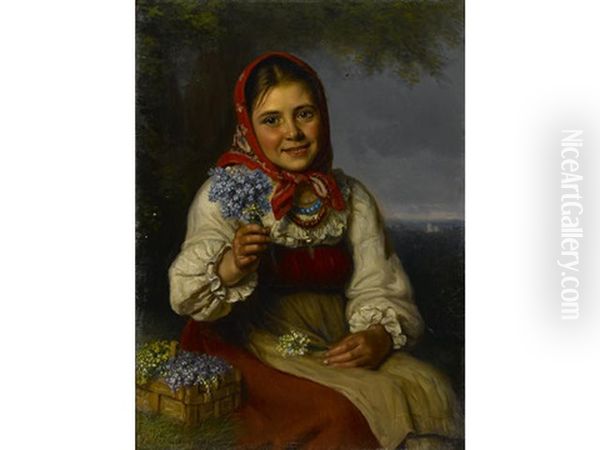 Seller Of Spring Flowers - view 1