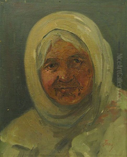 Old Woman Portrait - view 1