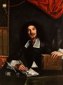 Portrait Eines Jungen Gelehrten Der Medizin