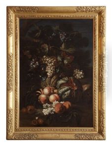 Still Life With Peaches, Grapes And Melons Still Life With Peaches, Grapes And Melons