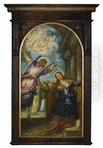 The Angel Foretelling Saint Catherine Of Alexandria Of Her Martyrdom The Angel Foretelling Saint Catherine Of Alexandria Of Her Martyrdom