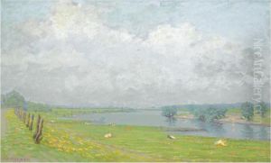 A View Of The River Ijssel A View Of The River Ijssel