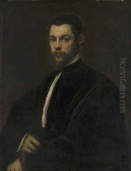 Portrait Of A Gentleman, Half-length - view 1