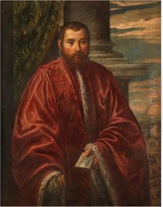 Portrait D"homme A La Lettre Age De 36 Ans, Dit De Girolamo Priuli