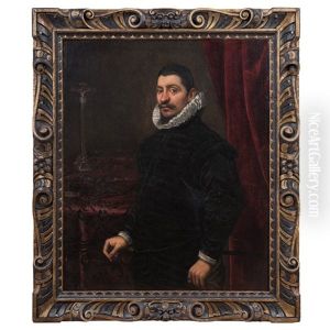 Retrato De Caballero by Domenico Tintoretto