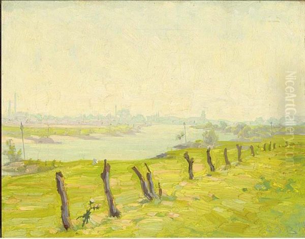 View At The River Ijssel - view 1