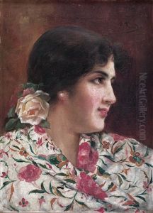 Joven Con Manton by Fernando Tirado Y Cardona