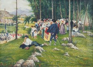 Processione In Ciociaria by Cesare Tiratelli