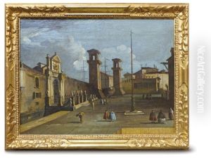 Die Tore Am Arsenal In Venedig by Francesco Tironi
