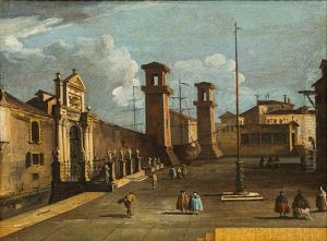 Entrance To The Arsenal In Venice