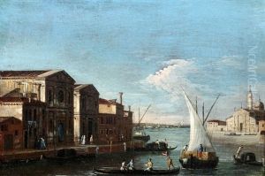 Vue Du Quai Zattere Avec San Giorgio Vue Du Quai Zattere Avec San Giorgio