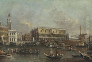 The Bucintoro At The Molo, Venice, On Ascension Day