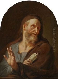 Portrait Of The Greek Philosopher Heraclitus by Johann Heinrich Tischbein the Elder