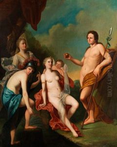 Das Urteil Des Paris by Johann Heinrich Tischbein the Younger