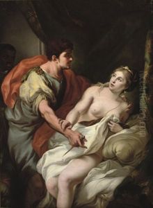 Tarquin And Lucretia by Johann Heinrich Tischbein the Younger