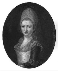 Portrait Of A Lady (mlle. Coeur De Roy?) by Johann Heinrich Tischbein the Younger