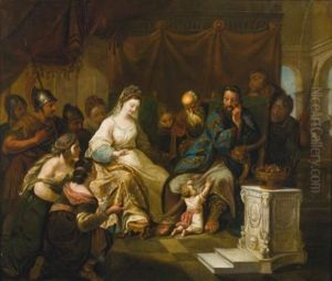 Moses' Trial By Fire by Anton Johann Tischbein