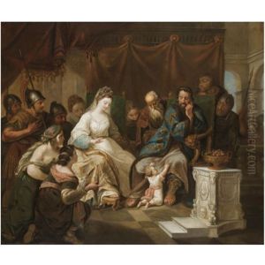Moses' Trial By Fire by Anton Johann Tischbein