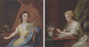 Personification Of Music by Anton Wilhelm Tischbein