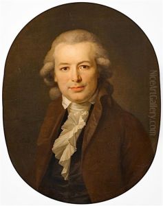 Portrait Des Karl August Bottiger Mit Braunem Rock by Johann Friedrich August Tischbein