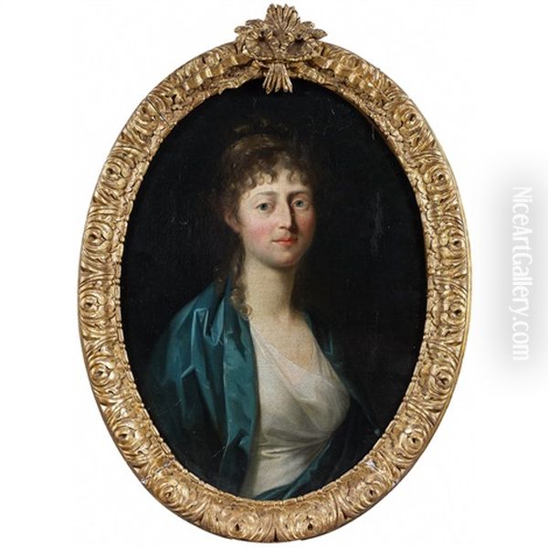 Portrait De Jeune Dame En Buste - view 1