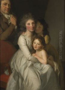 Portrait Of The Artist And His Family by Johann Friedrich August Tischbein