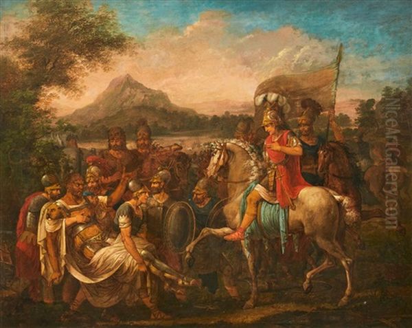 King Porus Brought Before Alexander The Great - view 1