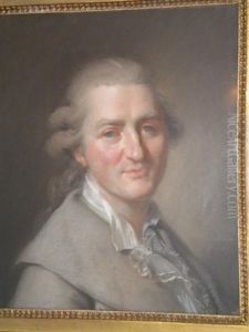 Portrait D'un Homme Au Catogan En Buste