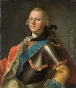 Duke Ernst Friedrich Iii. Carl Of Saxony-hildburghausen (1727-1780) by Johann Valentin Tischbein