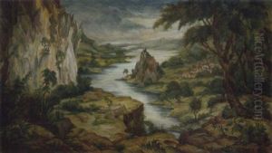 Phantastische Landschaft by Heinrich Tischler