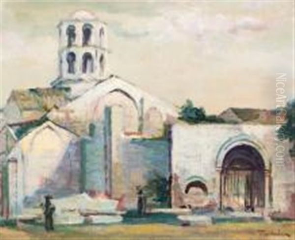 Vue D"une Eglise by Victor Tischler