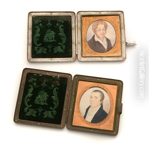 Mr. And Mrs. Samuel Watkinson Portrait (pair) - view 1