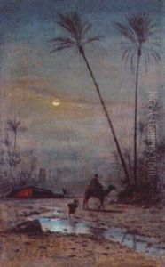 Paysage Oriental by Jean Armand Tisseron