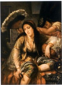 Odalisque Et Sa Servante Au Harem (by J. Emm)