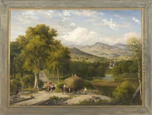 Haying In The White Mountains Of New Hampshire