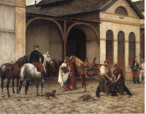 In The French Military Barracks