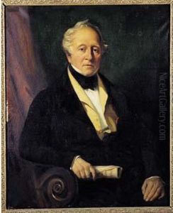 Le Baron Nicolas Selliere Tenant La Revue Des Deux Mondes