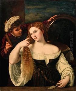 A Woman At Her Toilet