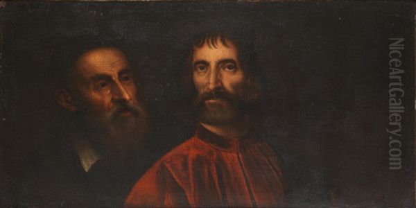 Portrait Of Titian With Andrea De Franceschi, Grand Chancellor Of Venice - view 1