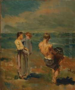 Famiglia In Riva Al Mare