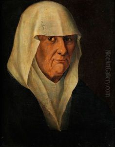 Portrait Einer Alten Witwe