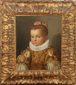 Portrait D'enfant A La Collerette thumbnail