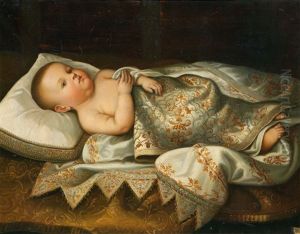 Leopoldo De' Medici Als Baby by Tiberio (Valerio) di Tito