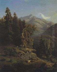 Sommerliche Gebirgslandschaft Sommerliche Gebirgslandschaft