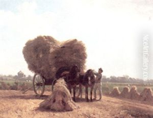 Stacking Hay