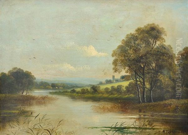 Landscape With Distant Building - view 1